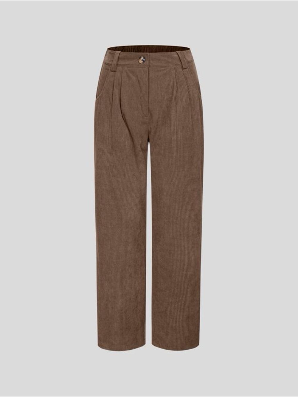 Halara NWT Mid Rise Zipper Pocket Corduroy Casual Pants Acorn XL Tall - Picture 8 of 10